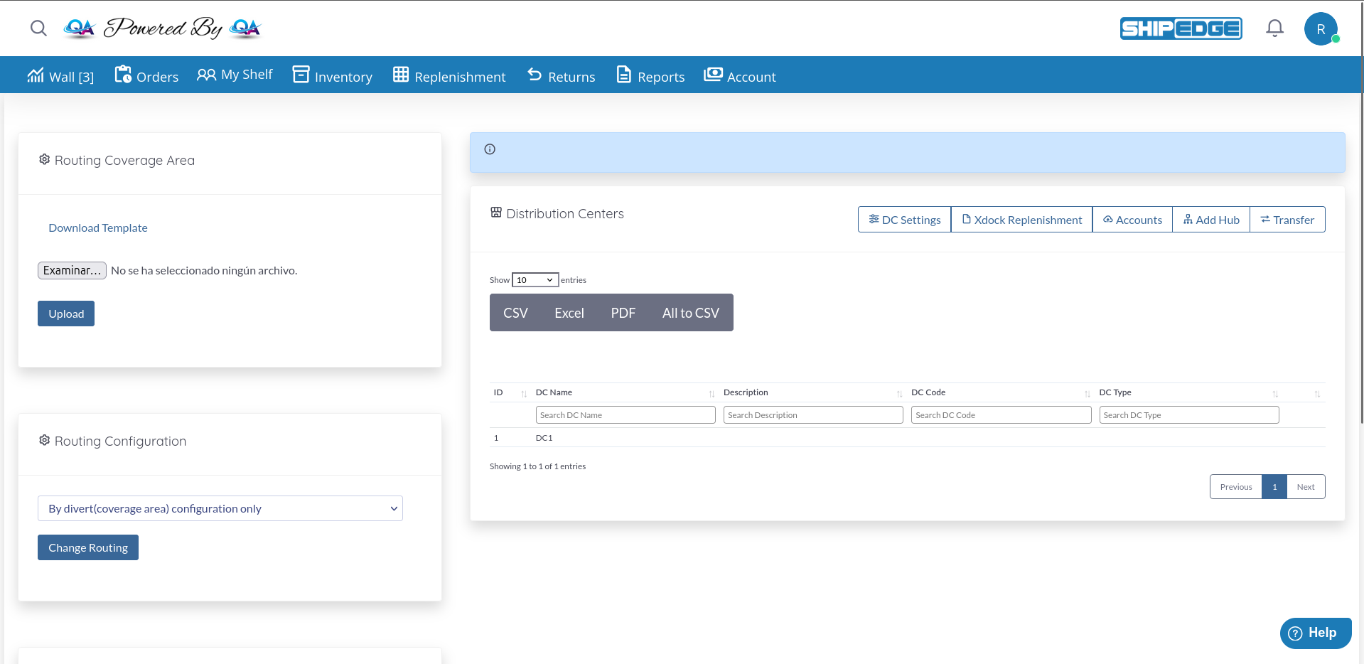 Distribution Centers
